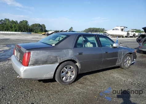2002 Cadillac Deville Dts from USA, damaged, VIN 1G6KF579X2U270327